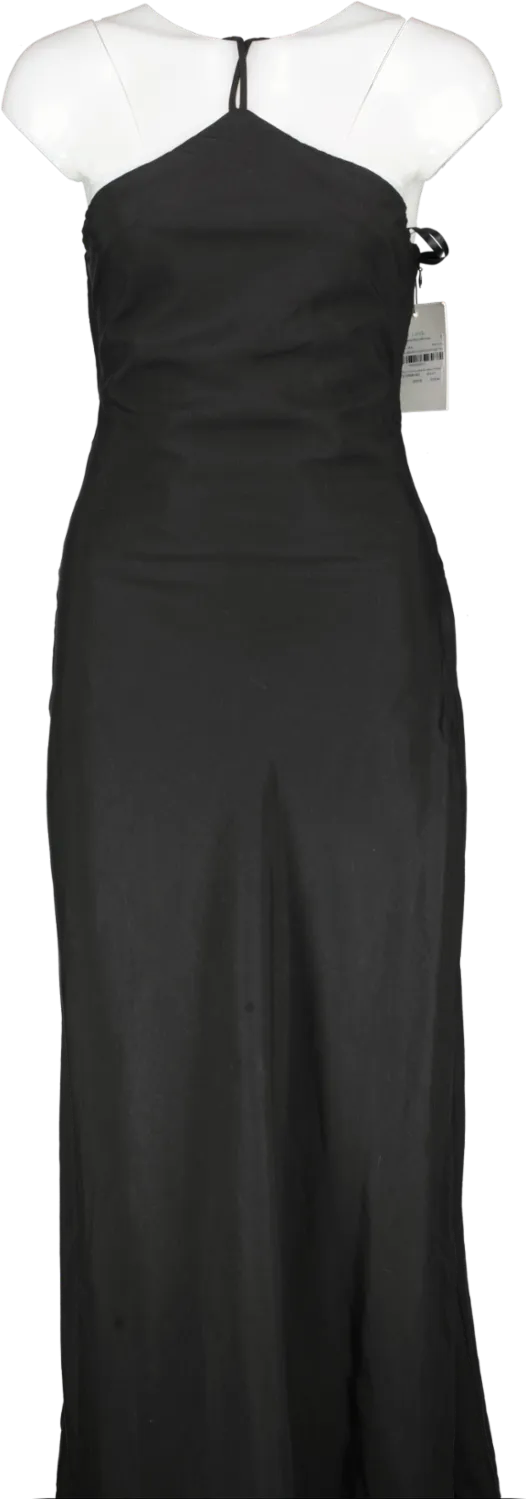DISSH Black Levi Tencel Blend Midi Dress UK 6